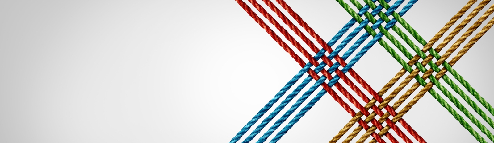 Crossing rope background